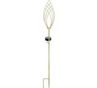 Garden ID Lanterne solaire Épi Doré Ø11 H81 cm – Autonomie 6–8 h – Pile AAA rechargeable