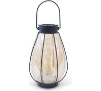Lanterne solaire - GARDEN ID Java - Ø14 H23 cm - Éclairage 6-8h - Pile AAA rechargeable.