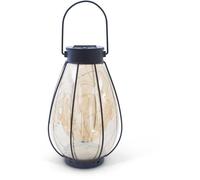 Lanterne solaire - GARDEN ID Java - Ø14 H23 cm - Éclairage 6-8h - Pile AAA rechargeable.