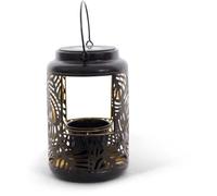Lanterne Solaire - Garden Id Lampe Pour Fleur - 12 X 19 Cm Pot 6.5 X 6 Cm - Éclairage 8H - Pile Aaa - Design Ajouré.