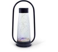 Lanterne Solaire - Garden Id Noir - Ø18 H34 Cm - Batterie Aaa - Autonomie 6-8H - Poignée Pratique. Noir
