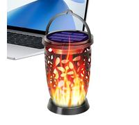 Lanterne Solaire | Lampe De Chemin À Flamme Vacillante - Lanterne Suspendable pour Jardin Terrasse Éclairage Allée Jardin Piscine Clôture Pergola