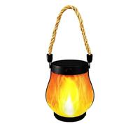 Lanterne Solaire - Lanterne Extérieure À Flamme Scintillante | Décoration Étanche À L'épreuve Des Intempéries | Jardin Prawscape Payscape Payscape Accent | Éclairage De Chemin De Camping De Fête, Déco