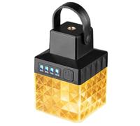 Lanterne solaire | LED 5 modes d'affichage de batterie étanche | Lanternes solaires d'extérieur pour randonnée, camping, pêche, tente, travail, voyage, maison, jardin, cour, chemin