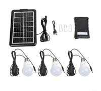 Lanterne solaire LED avec ampoule suspendue et 2 câbles d'extension de 8 mètres pour camping en plein air étanche IPX6 avec capacité de charge multi-appareils (noir)