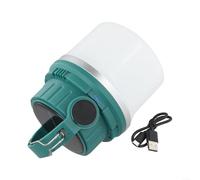 Lanterne solaire LED compacte et portable, rechargeable par USB et étanche, idéale pour la randonnée et le camping, vert