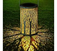 Lanterne Solaire Led Suspension - Silhouette Marocaine