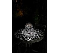 Lanterne solaire métal - design rétro