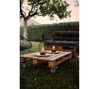 Lanterne solaire métal h50cm