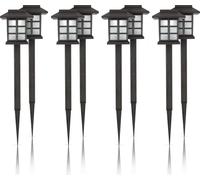 Lanterne solaire noire 38 cm pack de 8