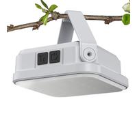 Lanterne solaire portable - Lampe de camping pour tente d'extérieur, lampe LED rechargeable par USB | Appareil compact avec écran LCD de batterie pour cour, jardin, pêche, escalade, patio, éclairage