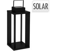 Lanterne solaire - PROGARDEN - KO-DX4000110 - 51 cm - Métal noir - LED blanc chaud