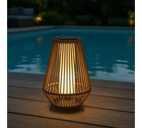 Lanterne solaire rechargeable beige salomea