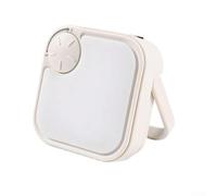Lanterne solaire rechargeable IP44 étanche pour extérieur, randonnée, camping, pêche, chasse, jardin (blanc)