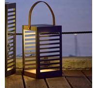 Lanterne solaire rechargeable noir ferian