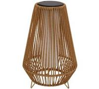 Lanterne solaire décorative avec base LED solaire rechargeable LED blanc chaud SALOMEA TALL H47cm