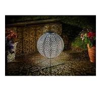 Lanterne solaire SMART GARDEN Jumbo Damasque en métal ajouré Energie solaire Ambiance