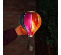 Smart Garden 62cm Drapeau Solaire LED Nuage Montgolfière Lantern Susp. Ext.