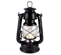 Lanterne tempête à LED à piles avec variateur d'intensité Blanc chaud 150 lm Pour intérieur ou extérieur
