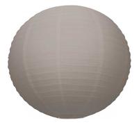 Lanterne - Unique - Grande Lanterne Japonaise - Taupe - 50 cm - Papier à suspendre