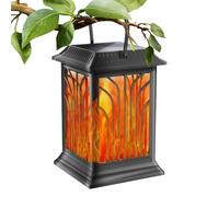 Lanterne Vacillante,Lampe de Tente Automatique Étanche - Longue Autonomie Lampe Solaire Paysage pour Jardin Allée Patio Cour Pelouse