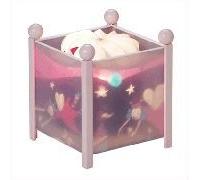 Lanterne Veilleuse Magique Princesses Bois Blanc