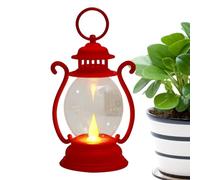 Lanterne vintage à intensité variable avec effet de flamme authentique | Lanterne de camping à piles pour extérieur et intérieur | Décoration résistante aux intempéries pour jardin, terrasse