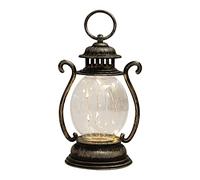 Lanterne Vintage à LED, Lampe tempête LED, Lampes de Table de Chevet à Piles, Lanterne pour Noël, Halloween, randonnée, Camping, 16,2 cm