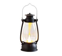 lanterne vintage de camping led - Style rétro en métal extérieur portable | Lanterne LED compacte avec lumière chaude et poignée, éclairage de table de jardin décoratif pour