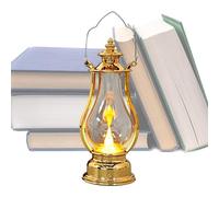 Lanterne Vintage,Lampe LED Portable et Suspendable sur Piles | Lanterne Électrique Kérosène - pour Intérieur Salon Salle à Manger Table Centre de Table et Extérieur Patio Jardin Camping