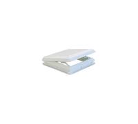 Lanterneau à poignée blanc Chantal 40x40 cm avec moustiquaire et store occultant