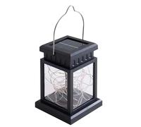 Lanternes à énergie solaire, Lanternes solaires étanches pour table, Lampe suspendue de jardin bougies pour décoration de fête