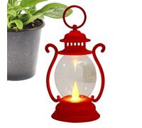 Lanternes Batterie en métal - émet une lumière chaude, lampe vintage, lampe de table cage en métal | Veilleuses pour jardin, patio, porche, salon, chevet de chambre