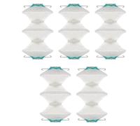 Lanternes Covveri De Remplacement - Chaussettes Lumineuses Pour Lanternes À Gaz - Couverture De Camping En Plein Air | Peinture D'abat-jour En Forme D'accordéon En 5 Pièces Sur Lantern | Abat-jour De