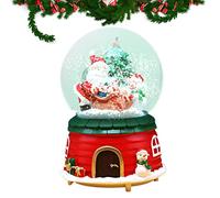 Lanternes de Boule à Neige de Noël, Boule de de Noël d'hiver | Boîte à Musique Père chevauchant Un élan,Boule à Neige de, décorations de, pour Filles, Femmes, garçons, Mamans, Filles.