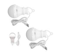 Lanternes de camping électriques 2 pièces LED lanterne de camping USB lumières de tente extérieure avec crochet 5W USB ampoule de secours équipement de suspension