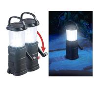 2 lanternes de camping solaires à LED avec dynamo [Semptec Urban Survival Technology]