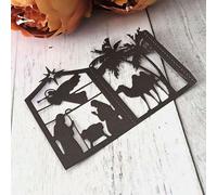 Lanternes De Noël En Métal, Matrices De Découpe, Pochoir, Bricolage, Scrapbooking, Album, Carte De Timbre En Papier, Gaufrage, Artisanat, Décor