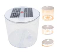 Lanternes électriques, lanterne solaire gonflable, lanterne de camping solaire étanche à intensité variable, lumière pliable portable avec poignée pour l'extérieur, le camping, la randonnée, les voya