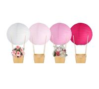 Lanternes en ballon en papier, lanternes en montgolfière,Pièce maîtresse de lanterne en papier de douche - Caisse de bonbons créative pour pour Noël, rencontres de famille