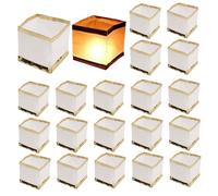 Lanternes en Papier, 20pcs Lanternes flottantes, Bricolage biodégradable DIY Écrivable et des lumières de Piscine flottantes, de 5, 9 Pouces Livre Blanc pour Avoir souhaité Prier à l'extérieur, Bla