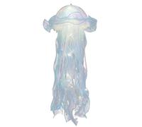 Lanternes en papier de méduse suspendues - Sous les décorations d'anniversaire en mer, douche de bébé, événements nautiques, salle classe et décoration salle plage à thème océanique et plage