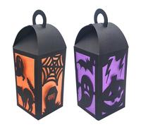 Lanternes En Papier Halloween 9 X 25cm 2 Pièces
