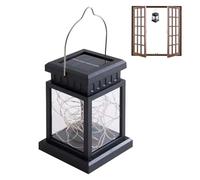 Lanternes extérieures à énergie solaire,Lanternes solaires étanches pour table | Lampe suspendue de jardin bougies pour décoration de fête