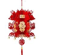 Lanternes festives du Nouvel an 2026 for Le Palais - Décorations Rouges suspendues for la Fête du Printemps - Petites et Grandes Figurines de bénédiction de Porte(Color28)
