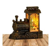 lanternes globe de neige de, statue globe de neige - Statue de Noël étrange avec de LED,Accessoires photo de vacances d'hiver pour int