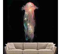Lanternes lumineuses à LED - Décorations légères en forme de méduse - Lampe d'ambiance pour décorations sur le thème de l'océan, décorations de fête, cadeaux d'anniversaire