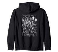 Lanternes mystiques Kitsune à la Nuit du sanctuaire Japonais Sweat à Capuche