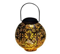 Lanternes solaires pour extérieur, lumière LED décorative chaude et résistante à l'eau, décoration de jardin, lampe extérieure pour chemins, entrées, terrasses, balcons, pelouses et porches