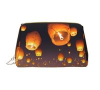 Lanternes volantes chinoises avec fermeture éclair - Portable - Étanche - Sac à cosmétiques - Pour la maison, les voyages, pour organiser les articles de toilette divers, blanc, Taille unique